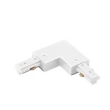 Wac Lighting H Track Left L Connector White