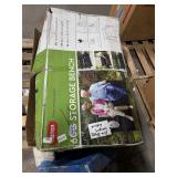 Keter 60G Storage Bench 60 Gallon Outdoor Bench