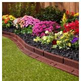 Roman Brick 4 Rubber Garden Edging 6pk