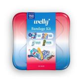 Welly Assorted Red White Blue Bandages 150ct