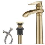 Bathadore BAF0167BDH-BG Waterfall Vessel Faucet