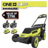 Ryobi 18V Brushless 20 in. Self-Propelled Mower