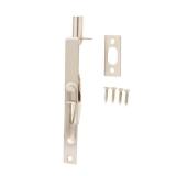 Everbilt 6 in. Satin Nickel Flush Bolt