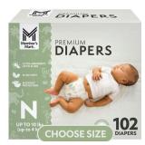 Premium Baby Diapers Newborn Size