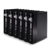 Bellagio-Italia DVD Storage Binders 6pk Black