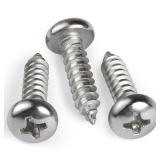 Bnuok 14 x 34 Pan Head Wood Screws 50ct
