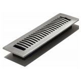 Decor Grates LA212-NKL Floor Register 2x12 Inch
