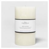 Threshold Soft Cotton Pillar Candle 7x4
