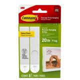 Command X-Large Picture Hanging Strips 8 Pairs