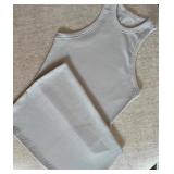 LOFT High Neck Ribbed Sleep Dress Gray Size XS