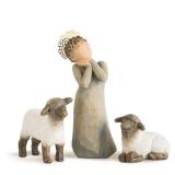 Willow Tree Little Shepherdess Nativity Set 3pc