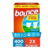 Bounce Select A Size Fabric Softener Sheets 400ct