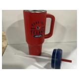 Houston Texans Red Insulated Travel Tumbler