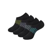 Hanes Womens No Show Socks Black Size 5-9 4pk