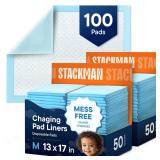 Stack Man Disposable Changing Pads 17x13 100ct