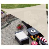 AsterOutdoor Triangle Sun Shade Sail 10x10x10