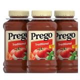 Prego Traditional Pasta Sauce 45 oz 3pk