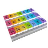 Ezy Dose 7-Day 3x Daily Pill Organizer Rainbow