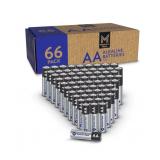 AA Alkaline Batteries 66ct