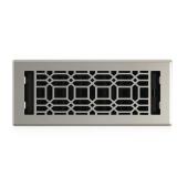 Decor Grates NGH412-NKL Floor Register 4x12 Inch