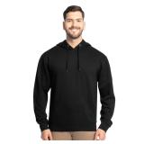 Fruit of the Loom Eversoft Fleece Hoodie Black XL