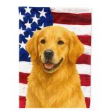 Carolines Treasures Golden Retriever Garden Flag