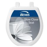 Bemis Slow Close Round Toilet Seat White