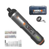 Worx WX242L 4V Cordless Screwdriver 30-Piece Kit