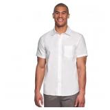 Lands End Cotton Linen Button Up Shirt XL