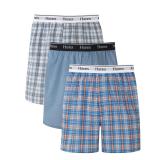 Hanes Originals Cotton Woven Boxers Large 3pk