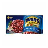 Bushs Best Dark Red Kidney Beans 16 oz 6pk