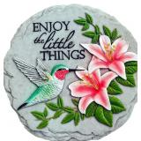Spoontiques Hummingbird Garden Stepping Stone 9.6