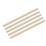 DMiotech Brass Round Rod 2mm x 50mm 5pk