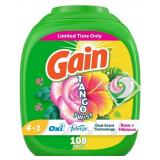 Gain Flings Tango Twist Laundry Pacs 108ct