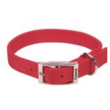 Coastal Double-Ply Dog Collar Red 1 x 22