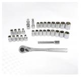 Worx 30pc 12 Dr. 6 Point Socket Set
