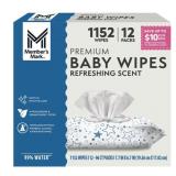 Premium Baby Wipes Refreshing Scent 12pk