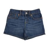 Levis Girls Mid Rise Denim Shorts Medium Wash L