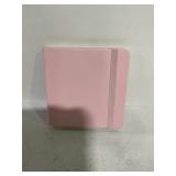 Pink Hardcover Pocket Notebook Elastic Closure