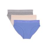 Calvin Klein Girls Modern Cotton Bikini 3pk Small