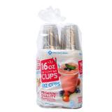 Daily Chef Clear Plastic Cups 16 oz 132ct