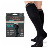 Copper Fit 2.0 Knee High Compression Socks LXL