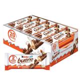 Kinder Bueno Milk Chocolate Bars 1.5oz 20ct