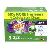 Gain Flings Moonlight Breeze Detergent Pacs 152ct