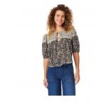 Bila Tie-Neck Cotton Top XL