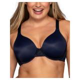 Vanity Fair 76380 Smoothing Underwire Bra 36C Navy