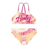 Hurley High-Waisted Bikini Set Hyper Pink Medium