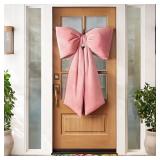 Oversized Velvet Bow Decor