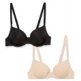 Amazon Essentials Deep Plunge Bras 44B 2pk