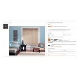 Bali S-Shaped Cordless Vertical Blinds 50x79